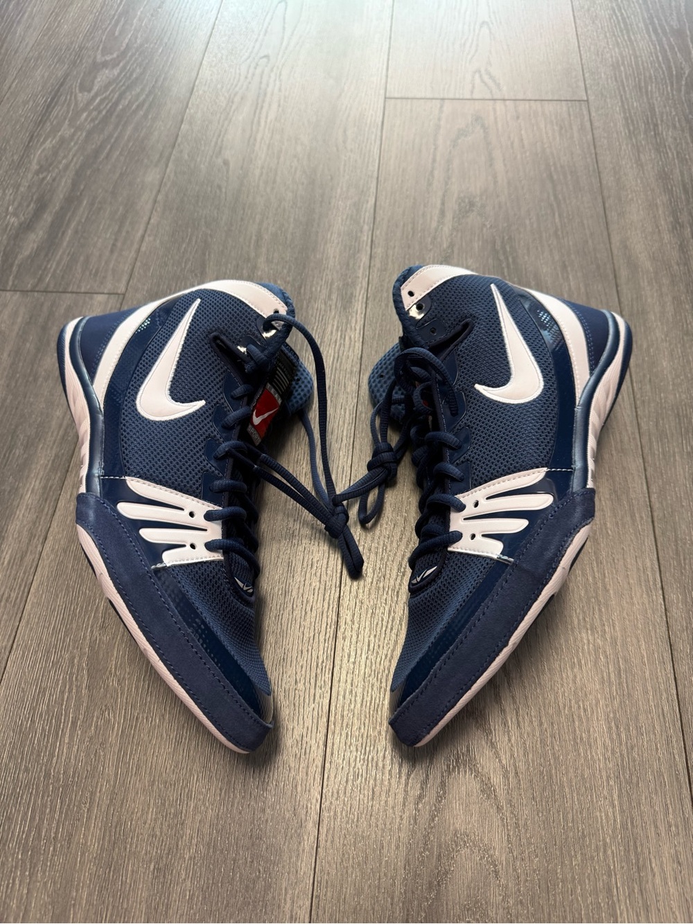 2024 Nike Freek Navy White Wrestling Shoe 316403-411 Men’s New